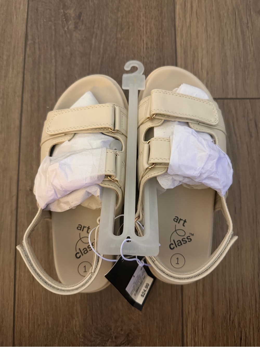 Girls size 1 sandals
